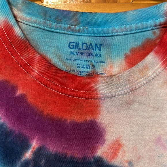 Mens Tye dye t-shirt - Picture 5 of 6